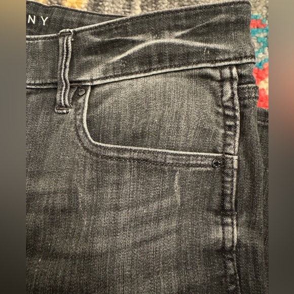 White House Black Market Skinny Flare Gray Jeans - Picture 3 of 7